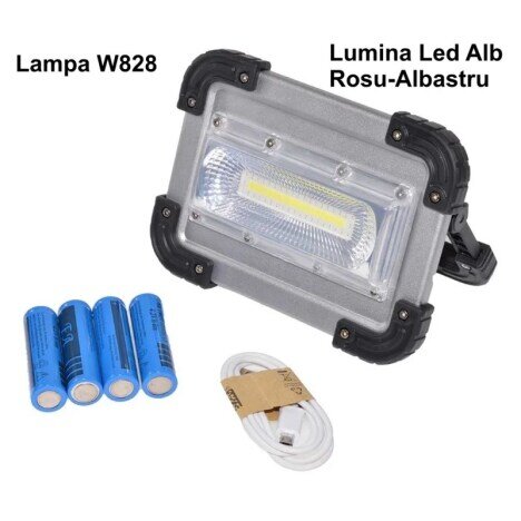 LAMPA DE LUCRU W828 LED COB 30W